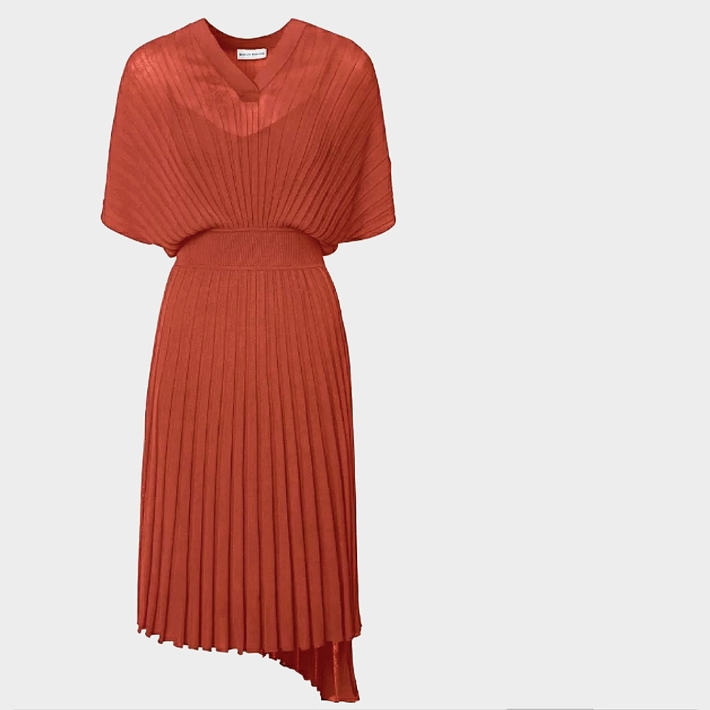 Scanlan Theodore Rib Wrap Dress